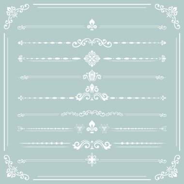 Vektör Yatay Desenler Kümesi