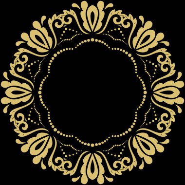 Doğulu Soyut Vektör Deseni