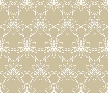 Çiçeksiz Kusursuz Vektör Deseni