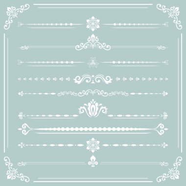 Vektör Yatay Desenler Kümesi