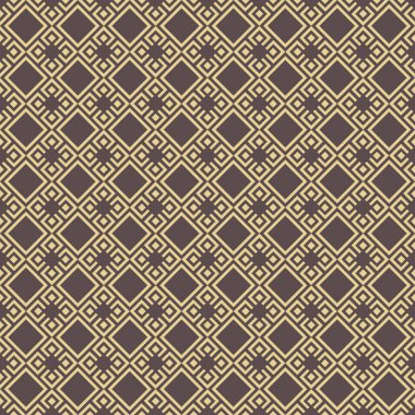 Rhombuses ile Kusursuz Soyut Vektör Geometrik Deseni