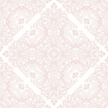 Arabesk ile Klasik Kusursuz Vektör Güzel Desen