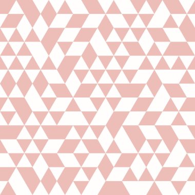 Soyut Üçgenlerle Geometrik Kusursuz Vektör Deseni