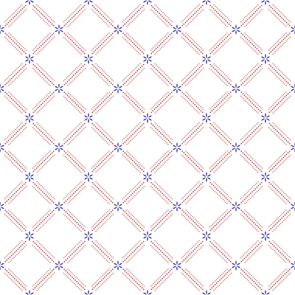 Naadloos Abstract Geometrische vectorpatroon met Rhombussen — Stockvector