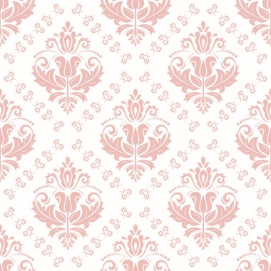 Arabesk ile Klasik Kusursuz Vektör Güzel Desen