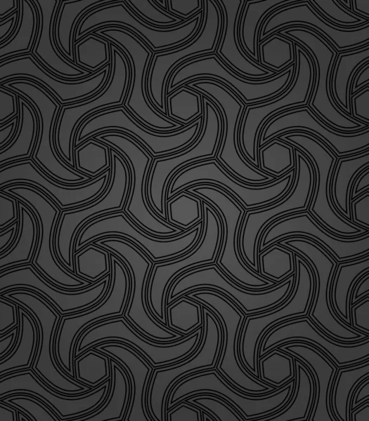 Geometrische Seamless Vector Fine Pattern. Klassisches Ornament — Stockvektor