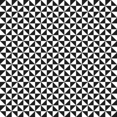 Soyut Üçgenlerle Geometrik Kusursuz Vektör Deseni