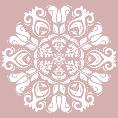 Çeşitli Arabesk 'lerle Klasik Vektör Güzel Desen