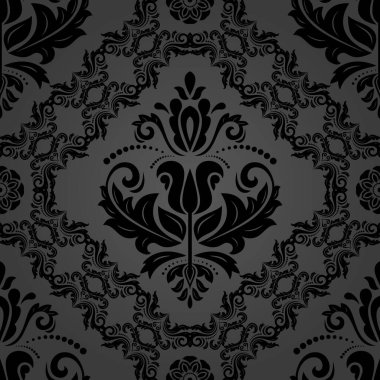 Arabesk ile Klasik Kusursuz Vektör Güzel Desen