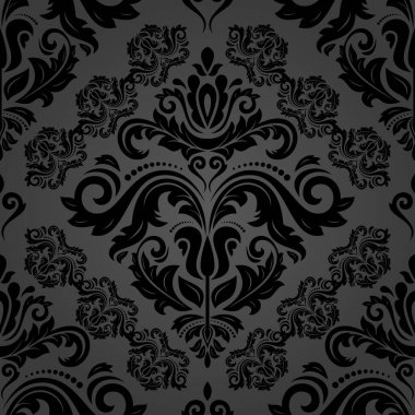 Arabesk ile Klasik Kusursuz Vektör Güzel Desen