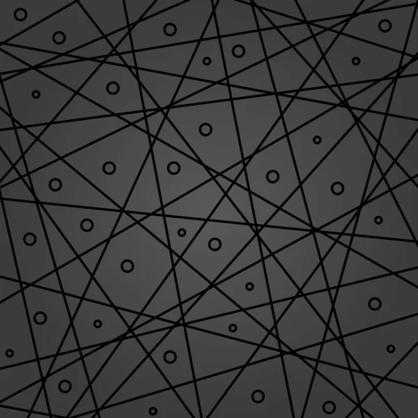 Geometrisches Vektor-abstraktes Muster mit modernem Ornament — Stockvektor