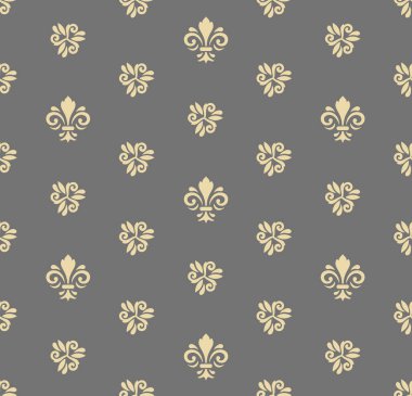 Birkaç Kraliyet Zambağı ile Kusursuz Vektör Deseni