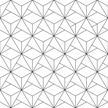 Rhombuses ile Kusursuz Soyut Geometrik Vektör Deseni