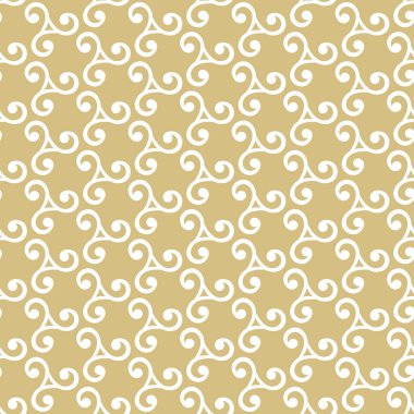 Geometrik Kusursuz Vektör İnce Şablon. Klasik Süs