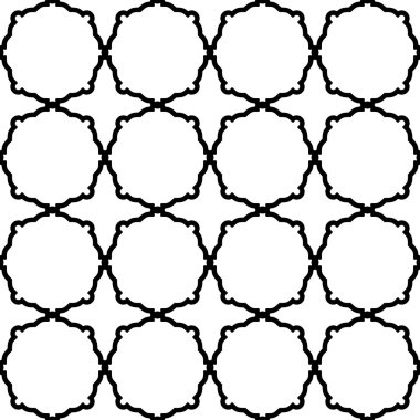 Geometrik Kusursuz Vektör Soyut Deseni