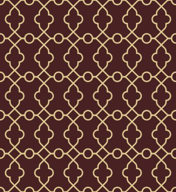 Geometrik Kusursuz Vektör Soyut Deseni