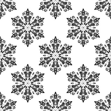 çiçek sorunsuz vektör desen. arka plan şark