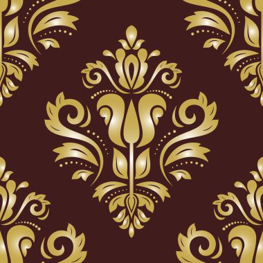 çiçek sorunsuz vektör desen. arka plan şark