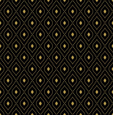 Geometrik Kusursuz Vektör Soyut Deseni