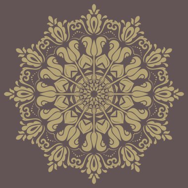 Dekoratif yuvarlak dantel şark