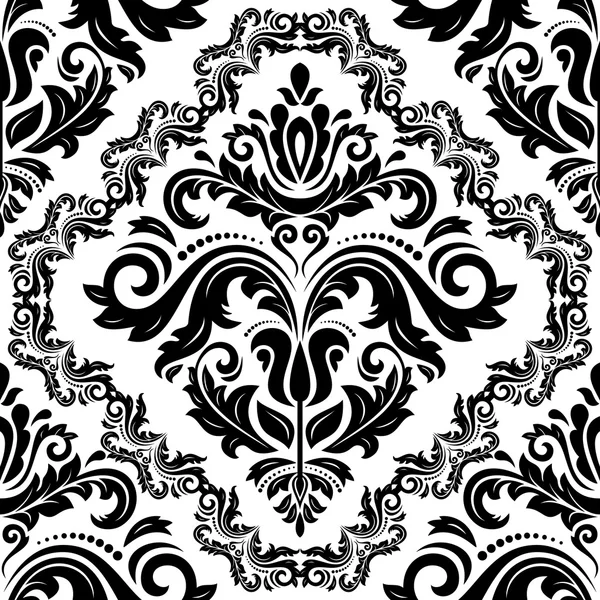 Floral naadloze vector patroon. oriënteren abstracte achtergrond — Stockvector