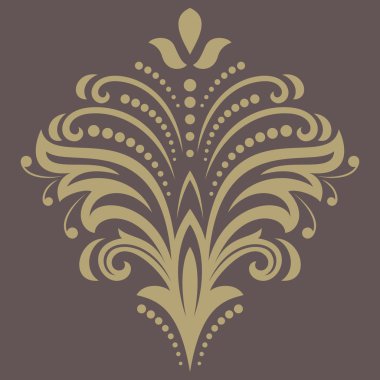 damasko vektör desen. arka plan şark