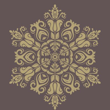 Dekoratif yuvarlak dantel şark