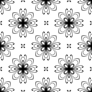 damasko sorunsuz vektör desen. arka plan şark