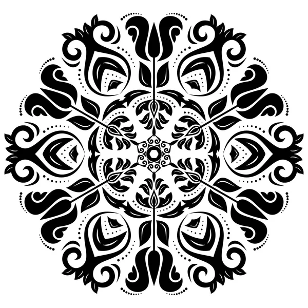 Floral vector patroon. oriënteren abstracte achtergrond — Stockvector