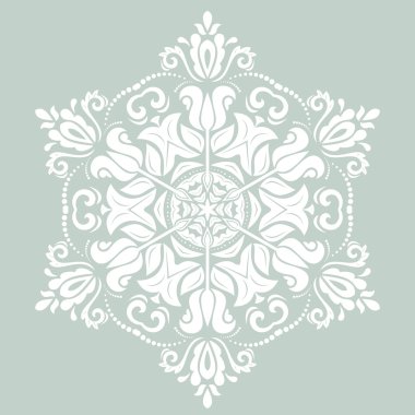 Dekoratif yuvarlak dantel şark