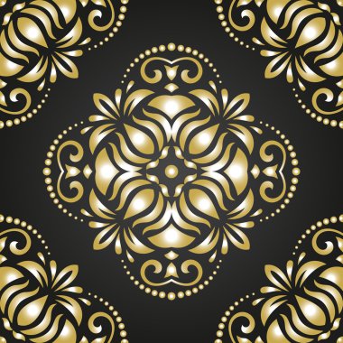 Damasko Seamless modeli. Şark arka plan