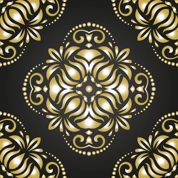 Damaszt Seamless Pattern. Keleti háttér — Stock Fotó