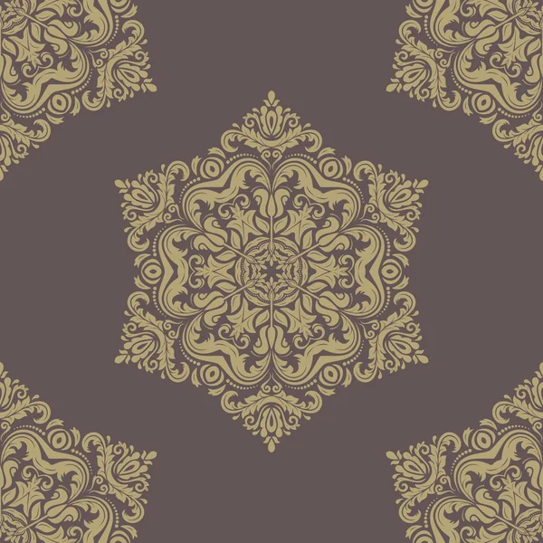 Floral Seamless Vector Pattern. Orient Résumé Contexte — Image vectorielle