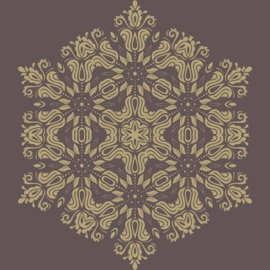 Damasko Seamless modeli. Şark arka plan