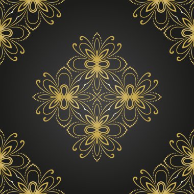 şark sorunsuz vektör desen. arka plan