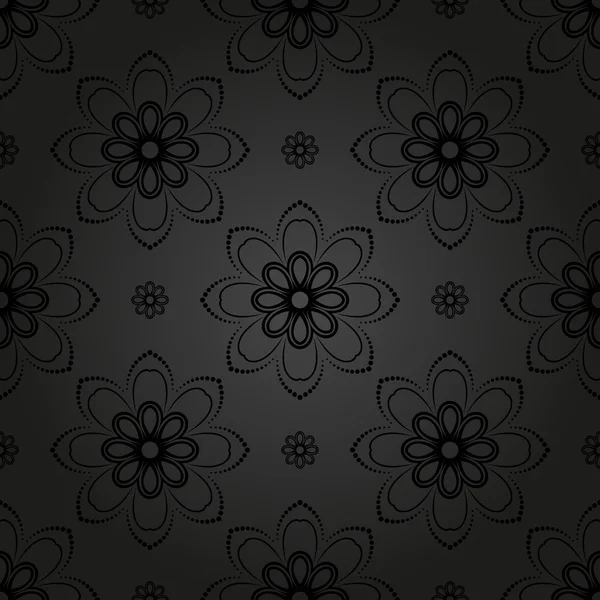 Floral Seamless Vector Pattern. Orient Résumé Contexte — Image vectorielle