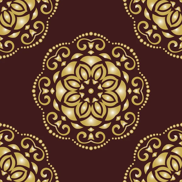 Damask Seamless  Pattern. Orient Background — Stock Photo, Image