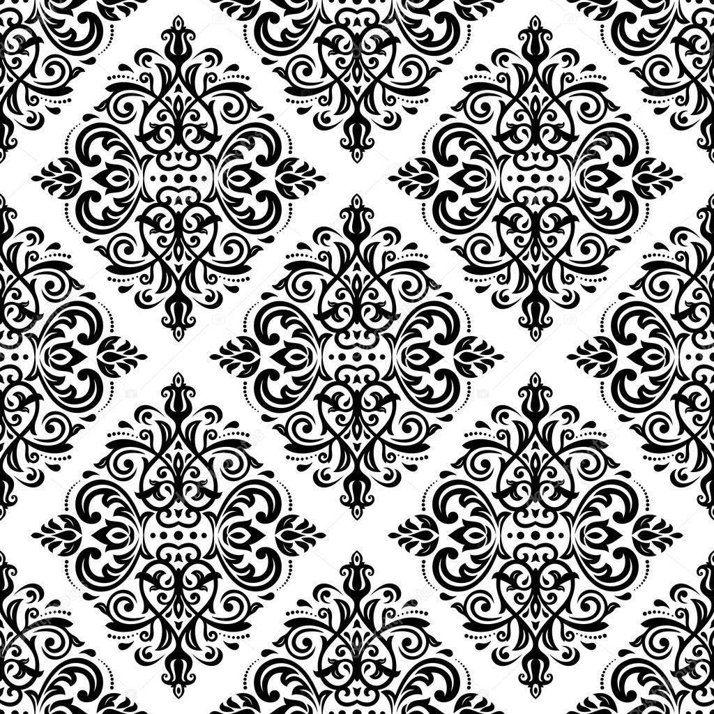 Orient Seamless Vector Pattern. Abstract Background