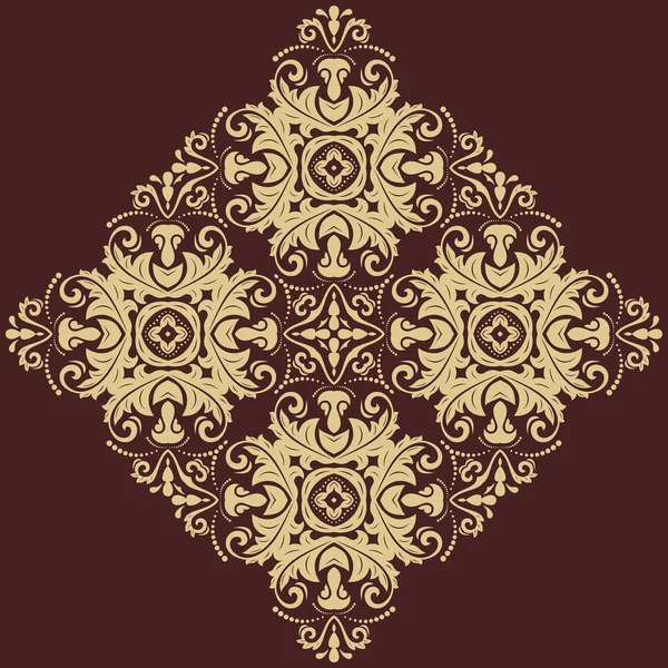 "Damask Vector Pattern". Ориентир — стоковый вектор