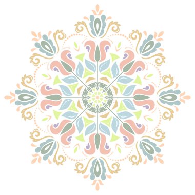 Dekoratif yuvarlak dantel şark