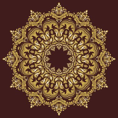 Dekoratif yuvarlak dantel şark