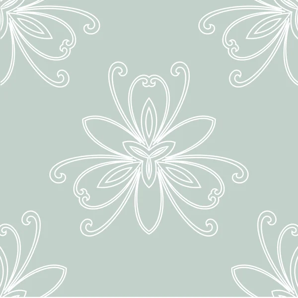 Floral Seamless Vector Pattern. Orient Résumé Contexte — Image vectorielle