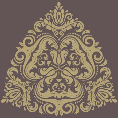 damasko vektör desen. arka plan şark