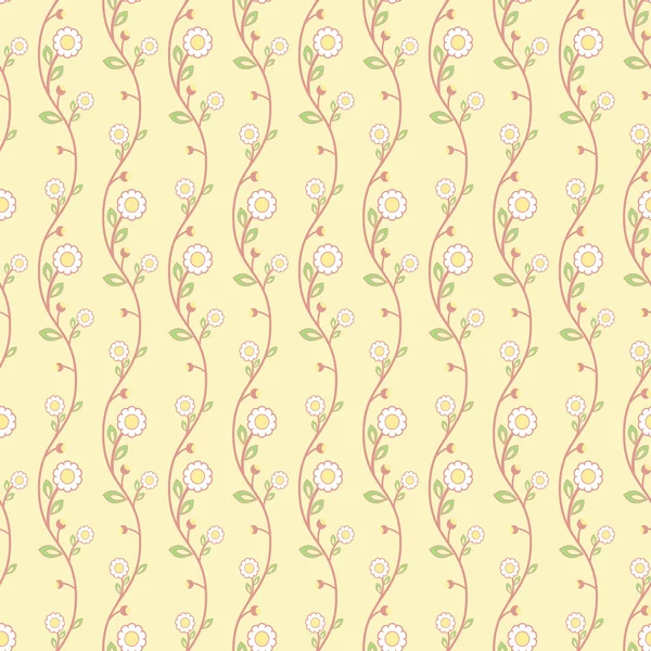 Floral Seamless Vector Pattern. Orient Résumé Contexte — Image vectorielle