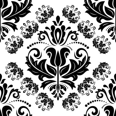 Damasko Seamless modeli. Şark arka plan