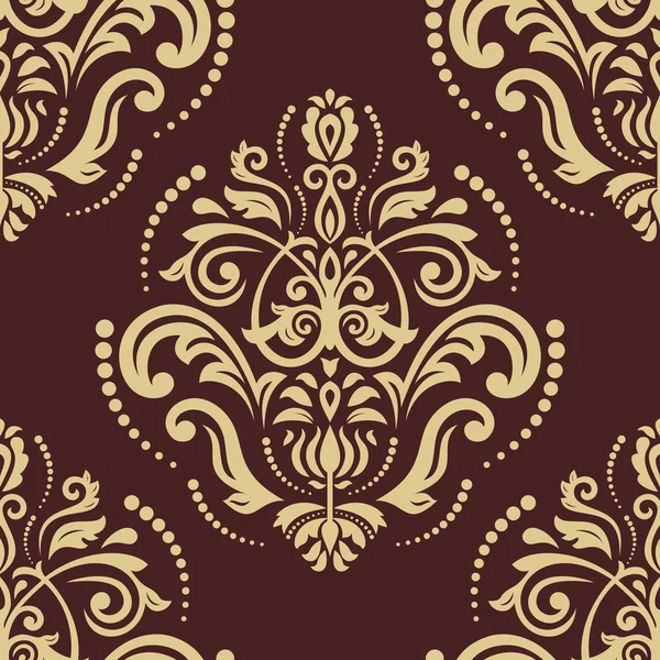 Damaszt Seamless Pattern. Keleti háttér — Stock Fotó