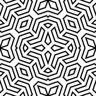 Geometrik soyut dikişsiz desen