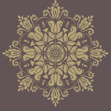 Çiçek Seamless modeli. Şark arka plan