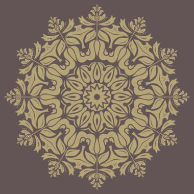 Çiçek desenli. Şark arka plan