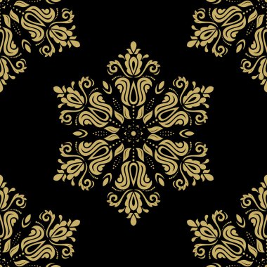 çiçek sorunsuz vektör desen. arka plan şark